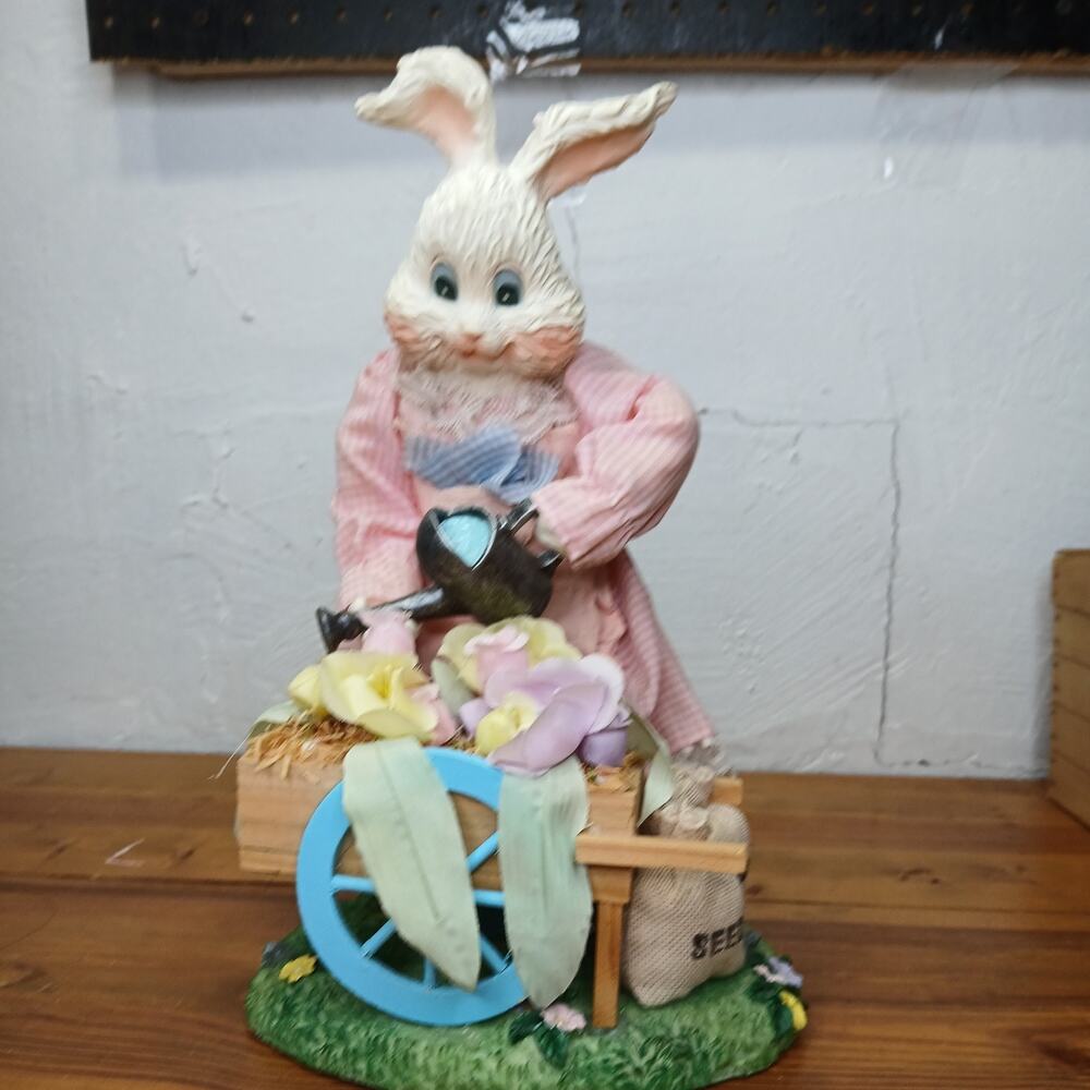 Patricia Easter Figurine - Large Spring kitschy cottagecore grandmacore